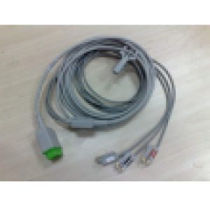 GE (USA) CABLE ASSY ECG 3 LEAD W/GRAB AHA 2021141-001